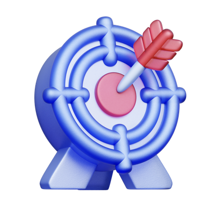 Objetivo y meta de negocio  3D Icon