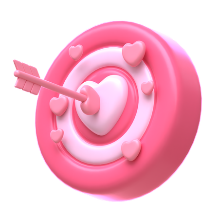 Objetivos de amor  3D Icon