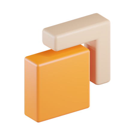 Cortar objeto  3D Icon