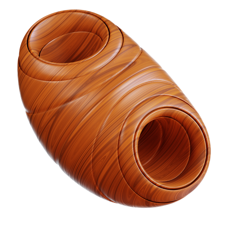 Objeto de madera  3D Icon