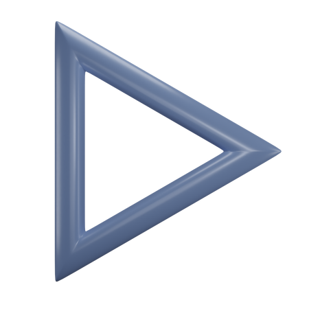 Objeto triangular  3D Icon