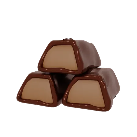 Oblea de chocolate  3D Icon