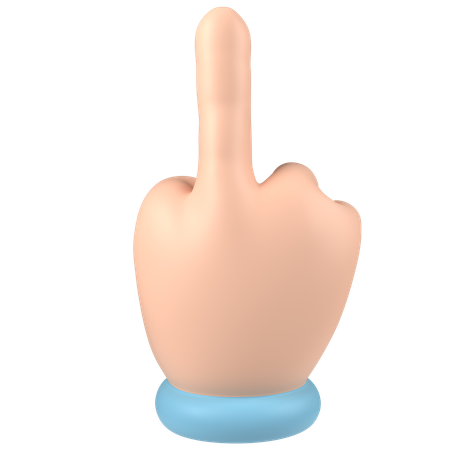 Obscene Gesture  3D Icon