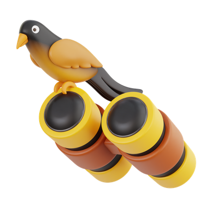 Observation des oiseaux  3D Icon