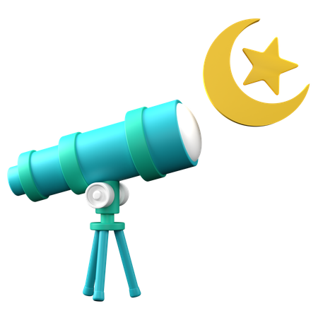 Observation du télescope Hilal  3D Icon