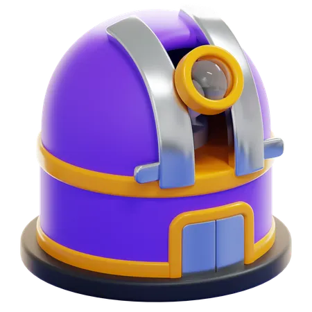 Observatório  3D Icon