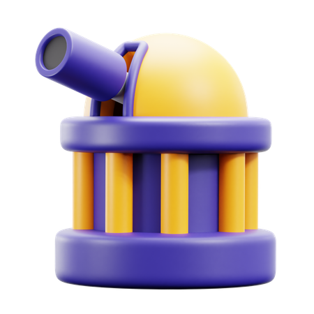 Observatório  3D Icon