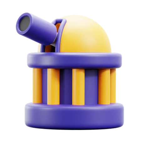 Observatório  3D Icon