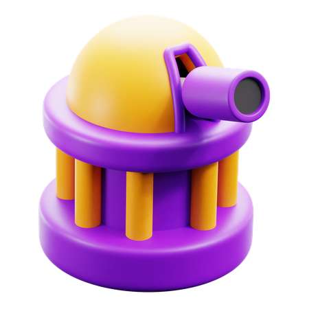 Observatório  3D Icon