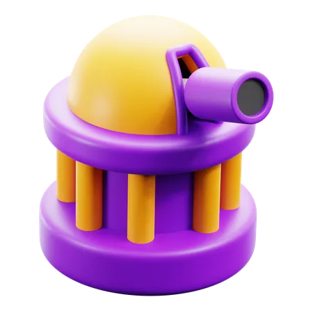 Observatório  3D Icon