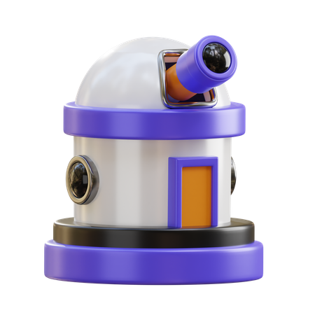 Observatório  3D Icon