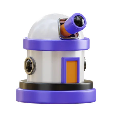 Observatório  3D Icon