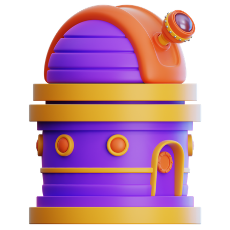 Observatorio  3D Icon