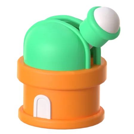 Observatório  3D Icon