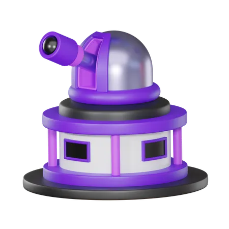 Observatorio  3D Icon