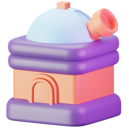 Observatorium  3D Icon