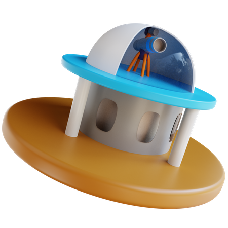 Observatorium  3D Icon