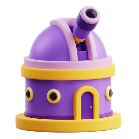 Observatorium  3D Icon