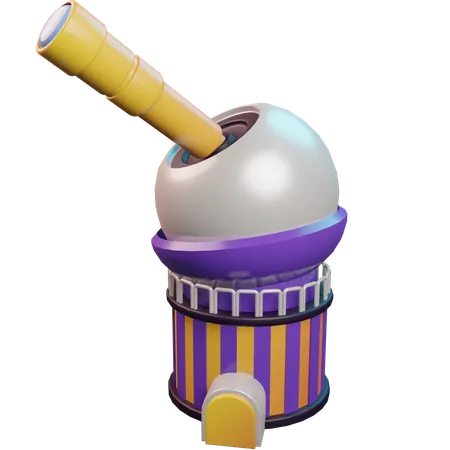 Observatory  3D Icon