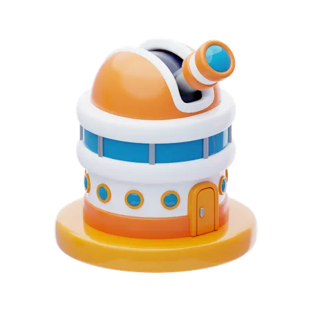 Observatory  3D Icon