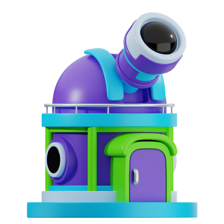Observatory  3D Icon