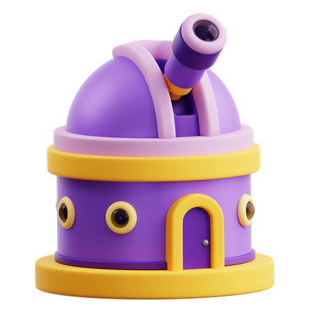 Observatory  3D Icon