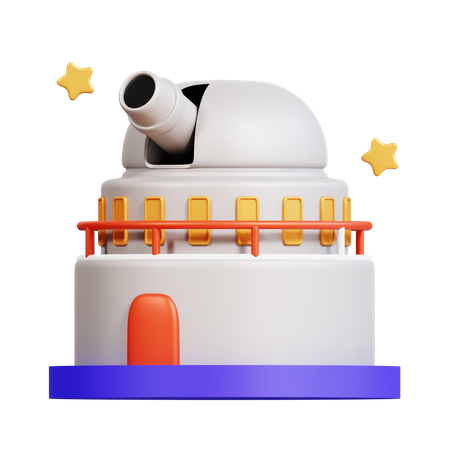 Observatory  3D Icon