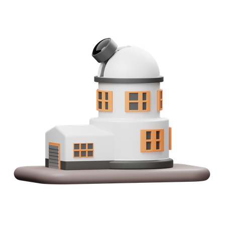 Observatory  3D Illustration