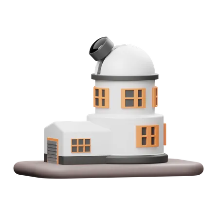 Observatory  3D Illustration