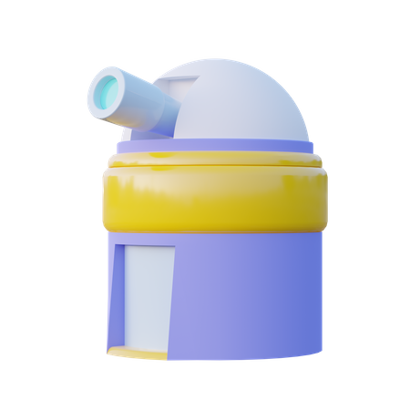 Observatory  3D Illustration