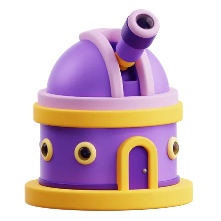 Observatory  3D Icon