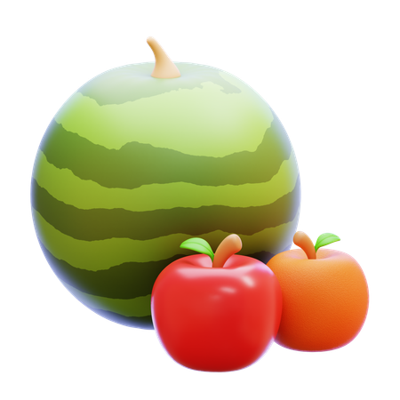 Obst  3D Icon