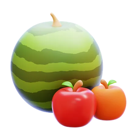 Obst  3D Icon