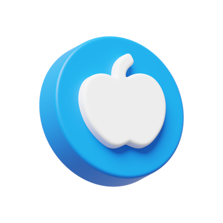 Obst Apfel  3D Icon