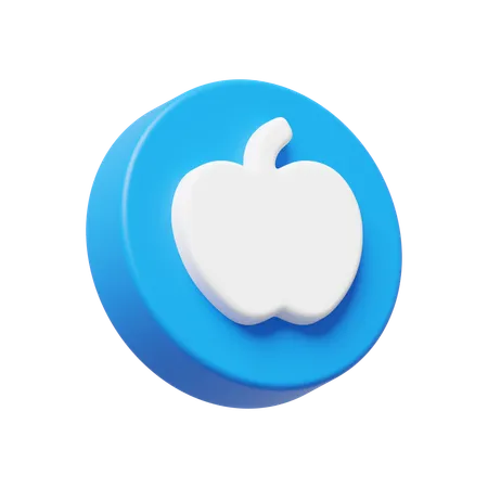 Obst Apfel  3D Icon