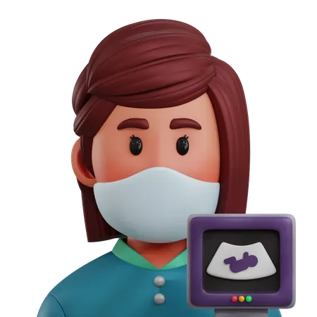 Obstetrician  3D Icon