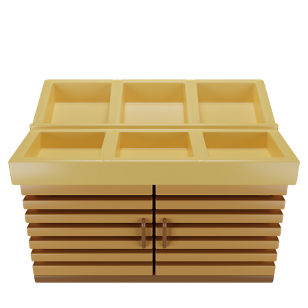 Obstregal  3D Icon