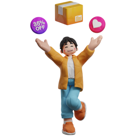 Obtendo desconto na entrega  3D Icon