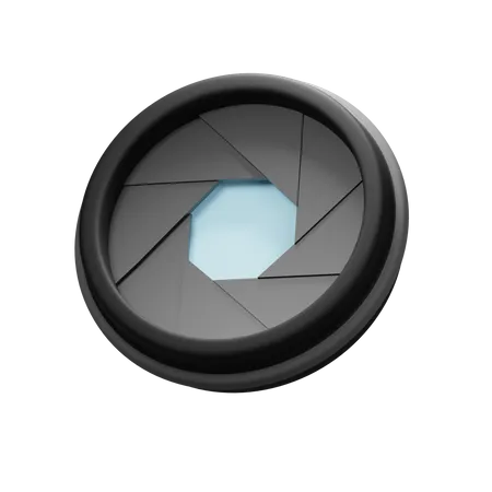 Obturador da câmera  3D Icon