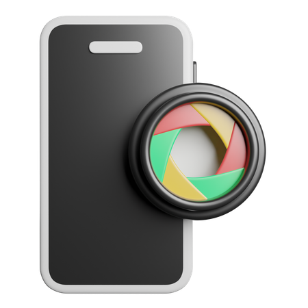 Obturateur de caméra  3D Icon