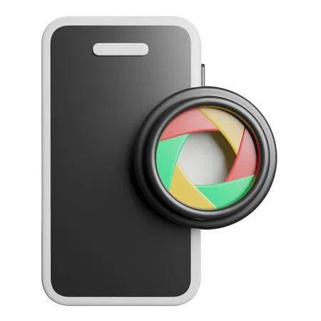 Obturateur de caméra  3D Icon