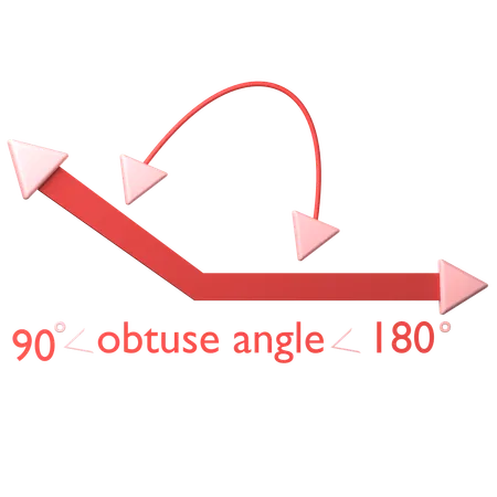 Obtuse Angle  3D Icon