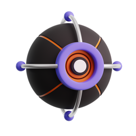 Occhio virtuale  3D Icon