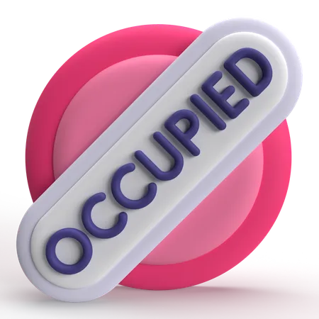 Occupé  3D Icon