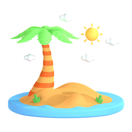 Ocean  3D Icon