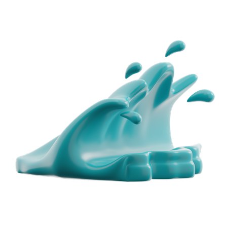 Ocean wave  3D Icon