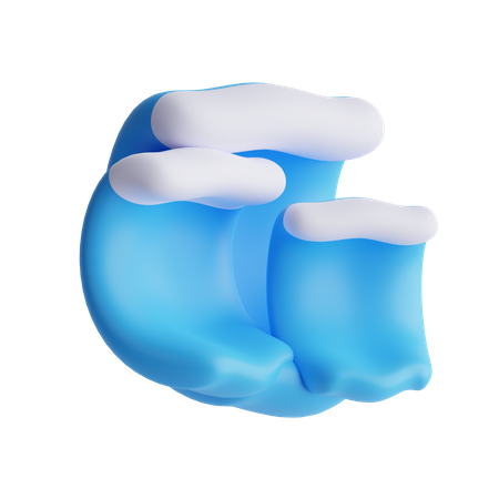 Ocean Wave  3D Icon