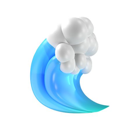 Ocean Wave  3D Illustration