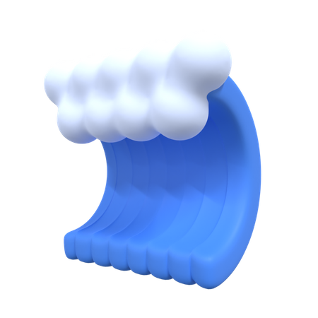 Ocean Wave  3D Illustration