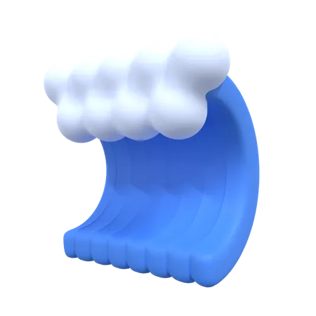 Ocean Wave  3D Illustration